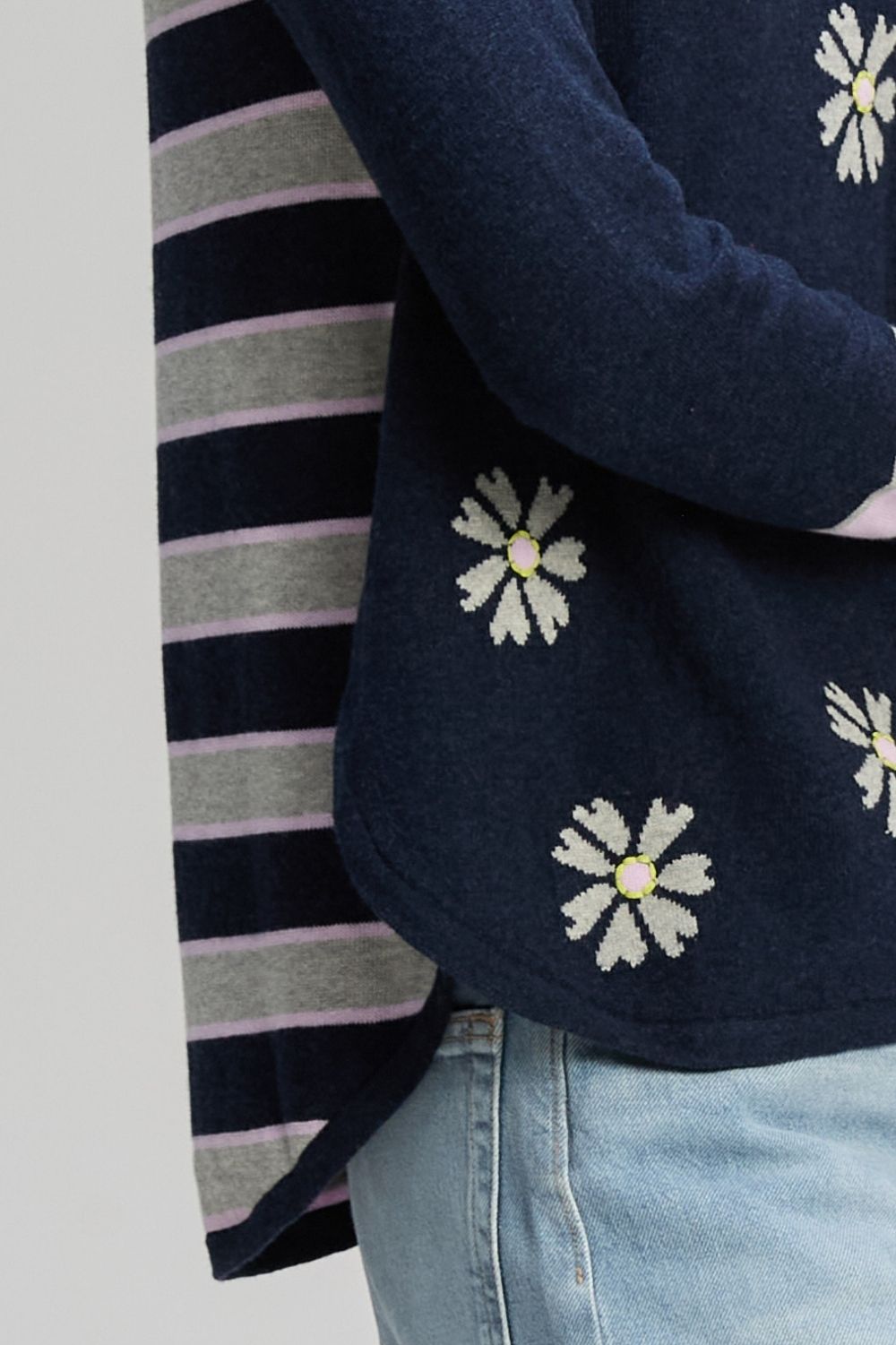 Zaket & Plover - Daisy Chain | Dark Denim - Knitwear - Silvermaple Boutique 
