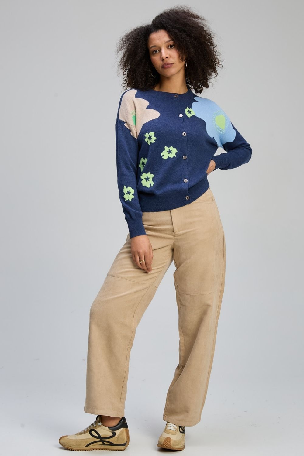 Zaket & Plover - Petal Play Cardi | Denim - Cardigan - Silvermaple Boutique 