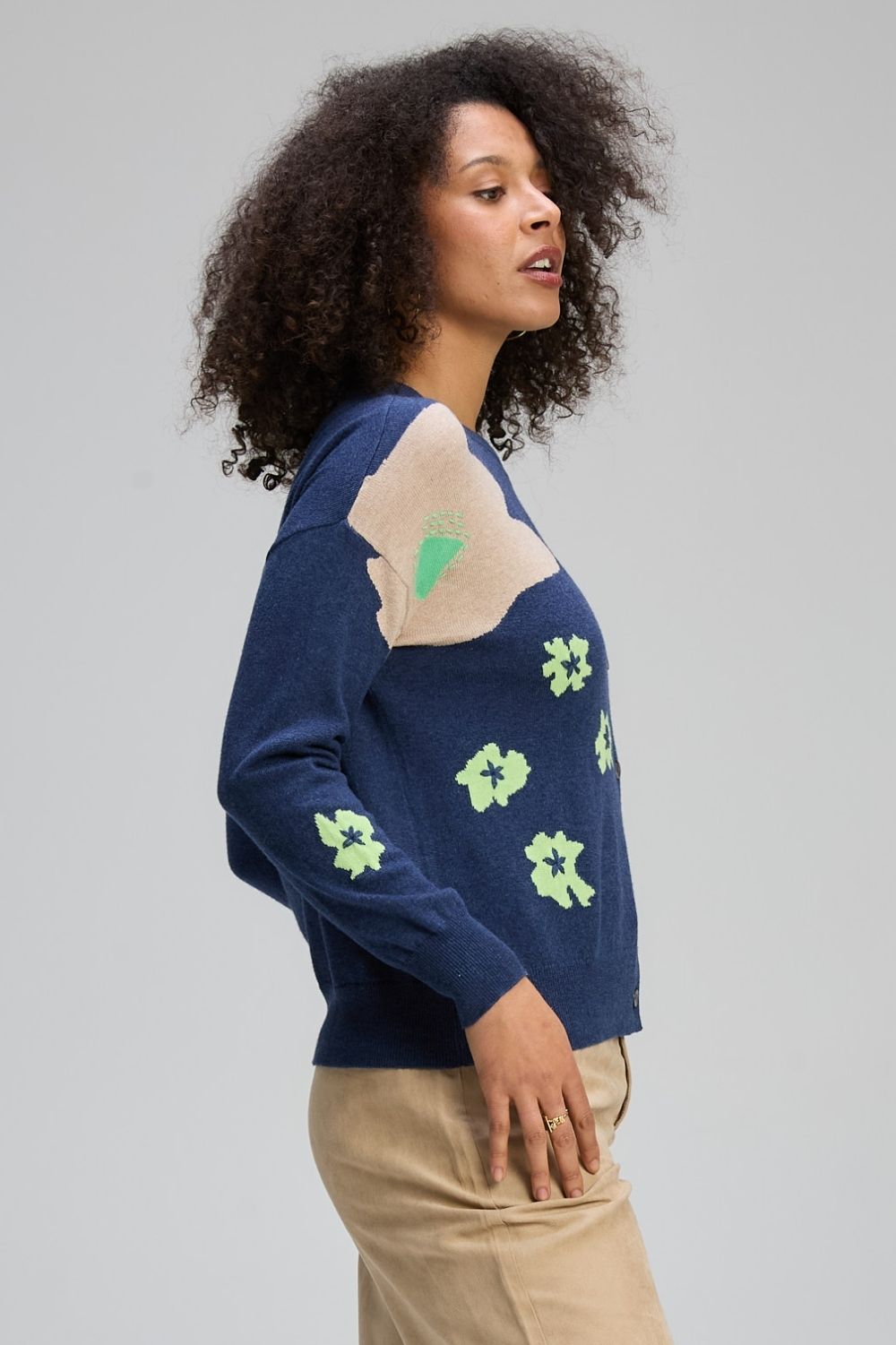 Zaket & Plover - Petal Play Cardi | Denim - Cardigan - Silvermaple Boutique 