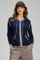 Zaket & Plover - Threaded Hoodie | Dark Denim - Jumper - Silvermaple Boutique 