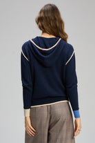 Zaket & Plover - Threaded Hoodie | Dark Denim - Jumper - Silvermaple Boutique 