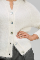 Zaket & Plover - Alpaca Cardi | White - Cardigan - Silvermaple Boutique 