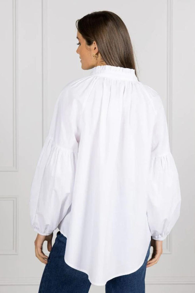 Zjoosh Kell Shirt | White_Silvermaple Boutique