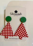 Silvermaple Collection Gifts - Christmas Tree Earrings | Polka - Earrings - Silvermaple Boutique 
