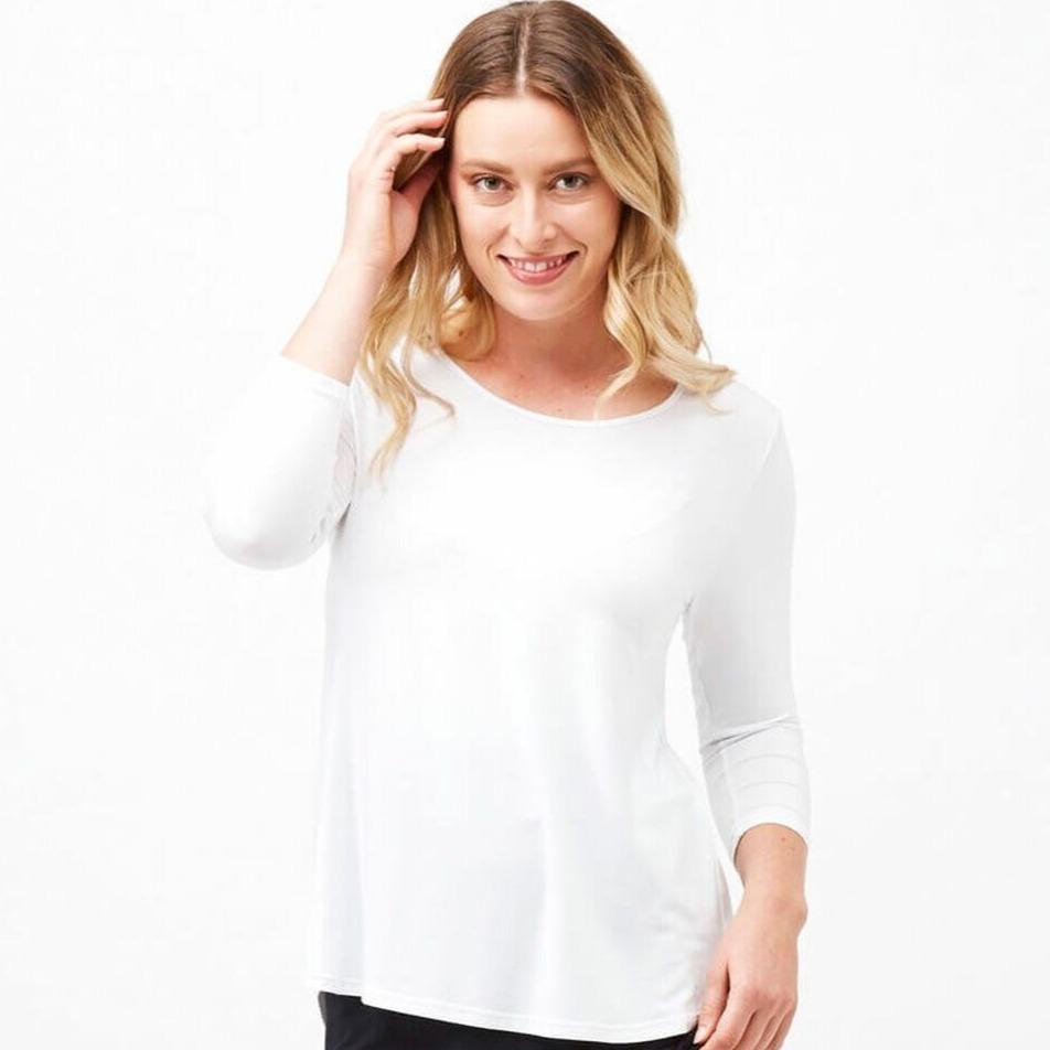 Tani 3/4 Sleeve Relax Top | 79413 - Silvermaple Boutique