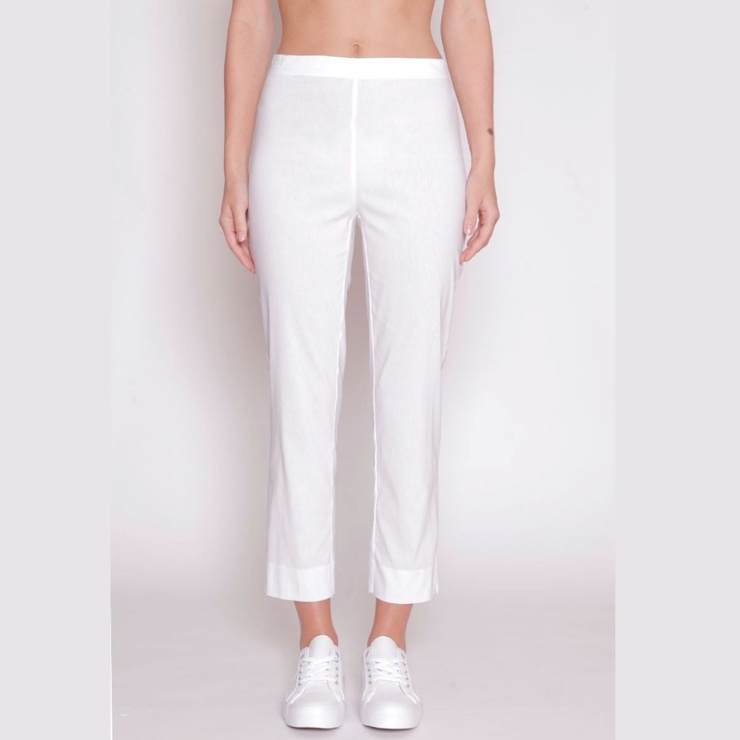 M.E.L Australia - 3/4 Villa Pant | White - Pants - Silvermaple Boutique 