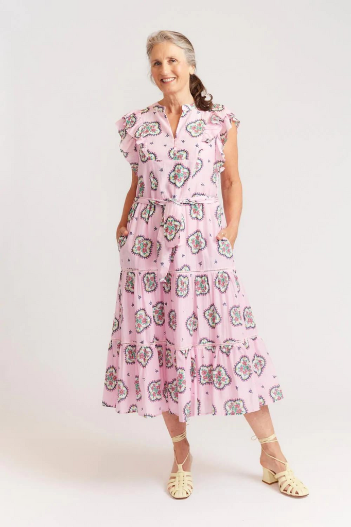 Alessandra Mayfair Dress | Pale Pink  | Silvermaple Boutique 
