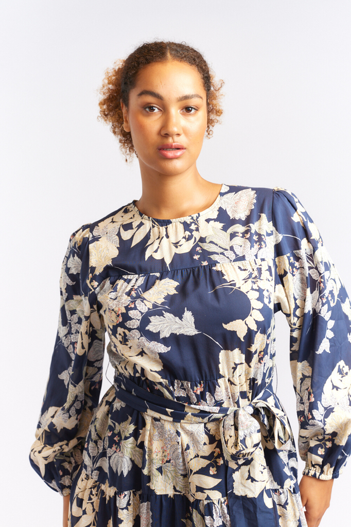 Alessandra Jitterbug Dress | Navy  | Silvermaple  Boutique 