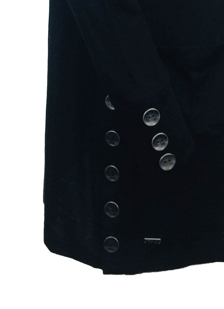 Ebony Button & Pocket Cardigan | Black_Silvermaple Boutique