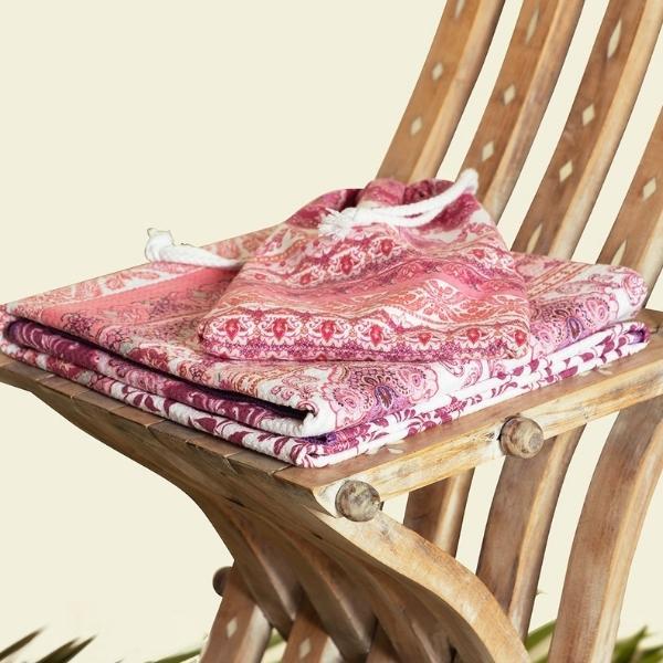 Rubyyaya Durban Sand Free Towel | Pink-Ruby Yaya-Silvermaple Boutique