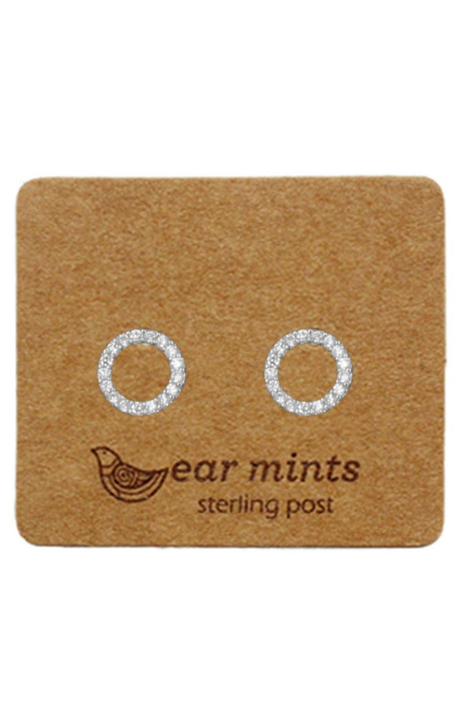Fabienne Ear Mints Cubic Open Circle | Silver_Silvermaple Boutique