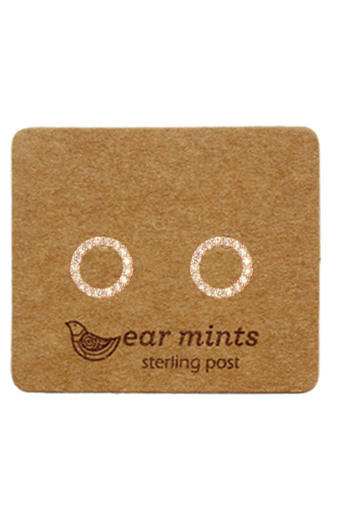  Fabienne Ear Mints Cubic Open Circle | Rose Gold_Silvermaple Boutique