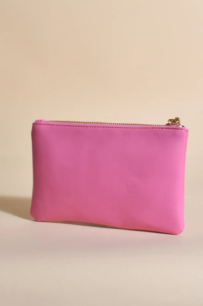 Fashion Express Palmer Vegan Leather Pouch | Pink_Silvermaple Boutique