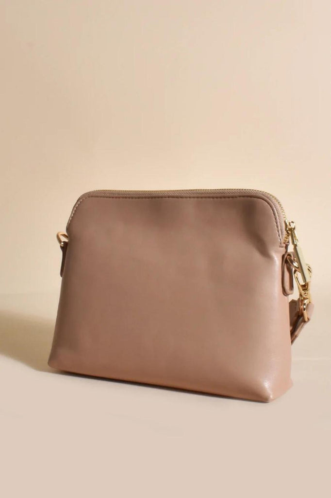 Fashion Express Leather Cross Body Bag | Nude_Silvermaple Boutique