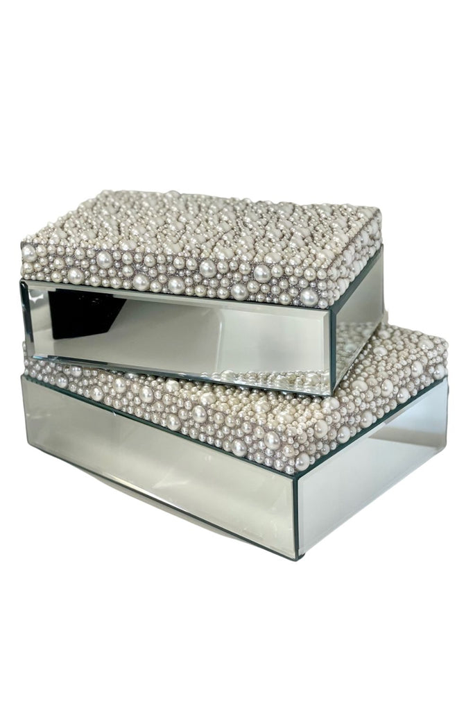 Fashion Express Pearl Cluster Jewel Box | Large_Silvermaple Boutique