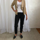 Maglia - Freedom Leisure Jean | Black - Pants - Silvermaple Boutique 