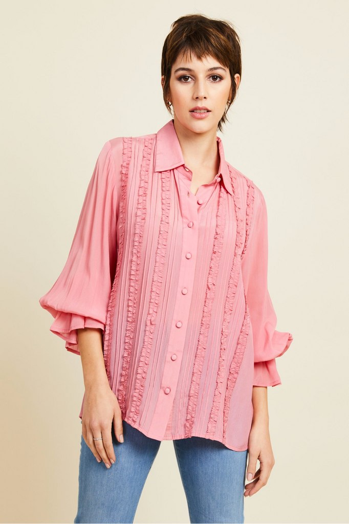 Kamare Haper Shirt | Pink _silvermaple boutique