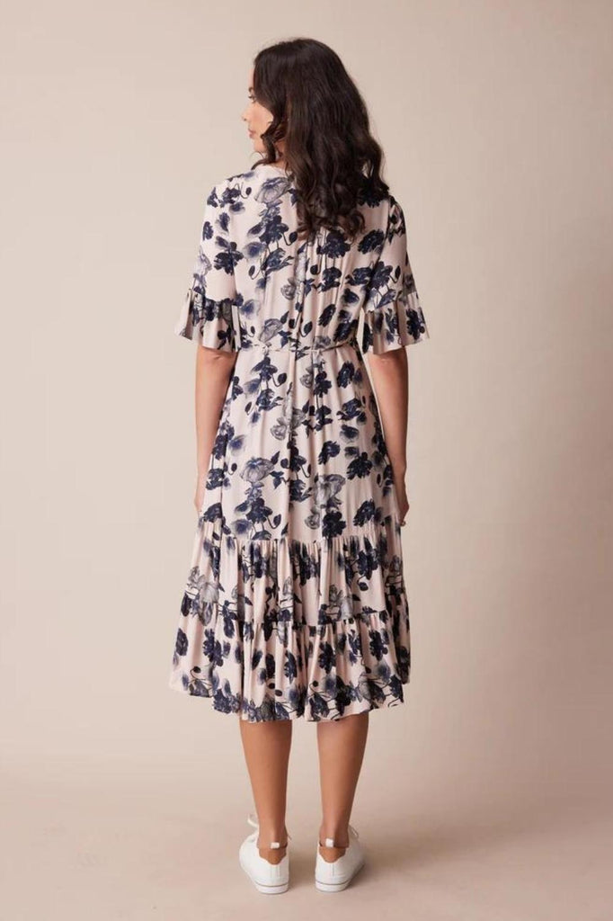 Lania Wall Flower Dress | Blush Floral_Silvermaple Boutique