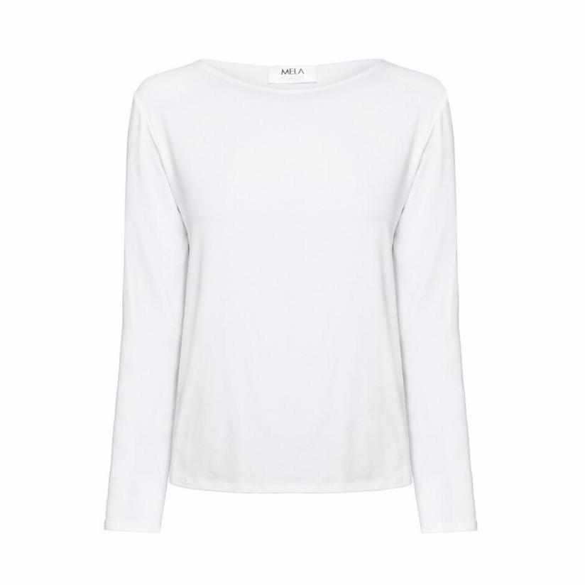 Mela Long Sleeve Relaxed Boat Neck | 2814 F01 - Silvermaple Boutique