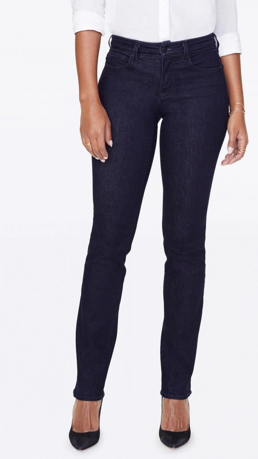 NYDJ - Marilyn Straight Jeans | Rinse - Pants - Silvermaple Boutique 