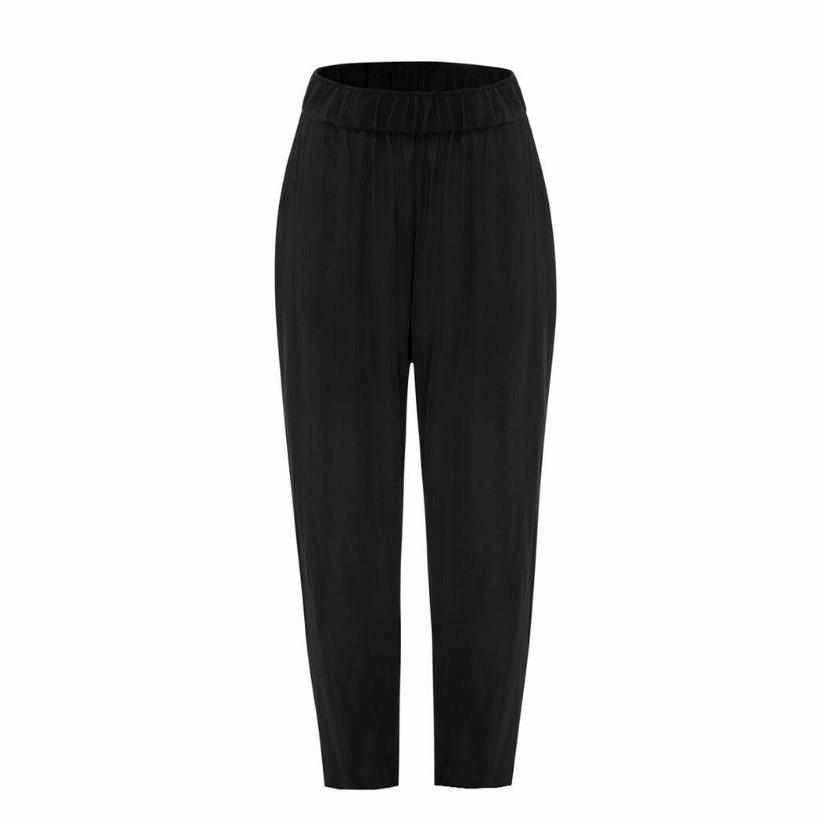 Mela Purdie Soft Capri Pant | Black | F67 1615_Silvermaple Boutique
