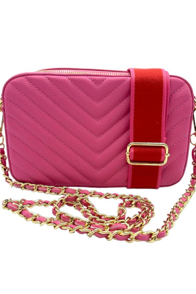 Zjoosh Frankie Speed Cross Body Bag | Bright Pink_Silvermaple Boutique