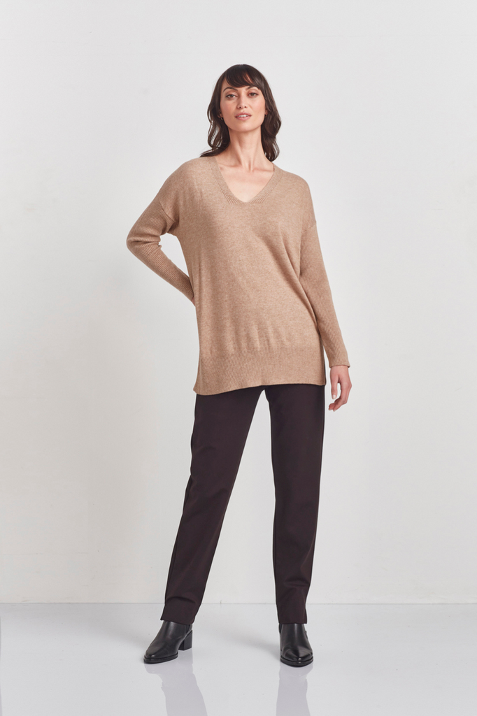 Verge Newbury Sweater | Cuppuccino | Silvermaple Boutique